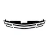 Garage-Pro Grille Assembly Compatible With 1994-1999 Chevrolet C1500, 1994-1999 Chevrolet C1500 Suburban Chrome Shell with Painted Black Insert, Plastic