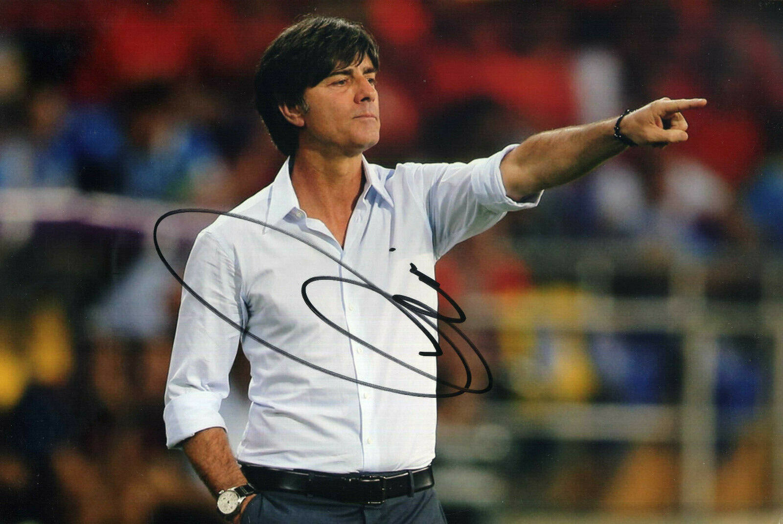 JOACHIM LOW Signed Photo Poster paintinggraph - Germany & SC Freiburg Football Manager Preprint