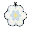 Light Blue Floral Bowknot Car Cushion Ice Honeycomb Seat Cover Cushion