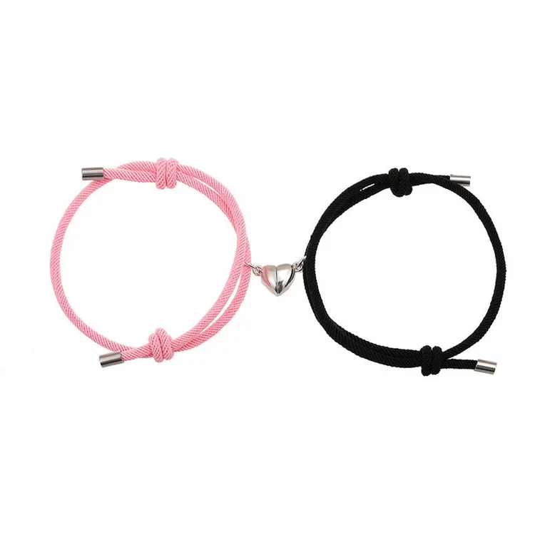Magnetic Heart Bracelet Set