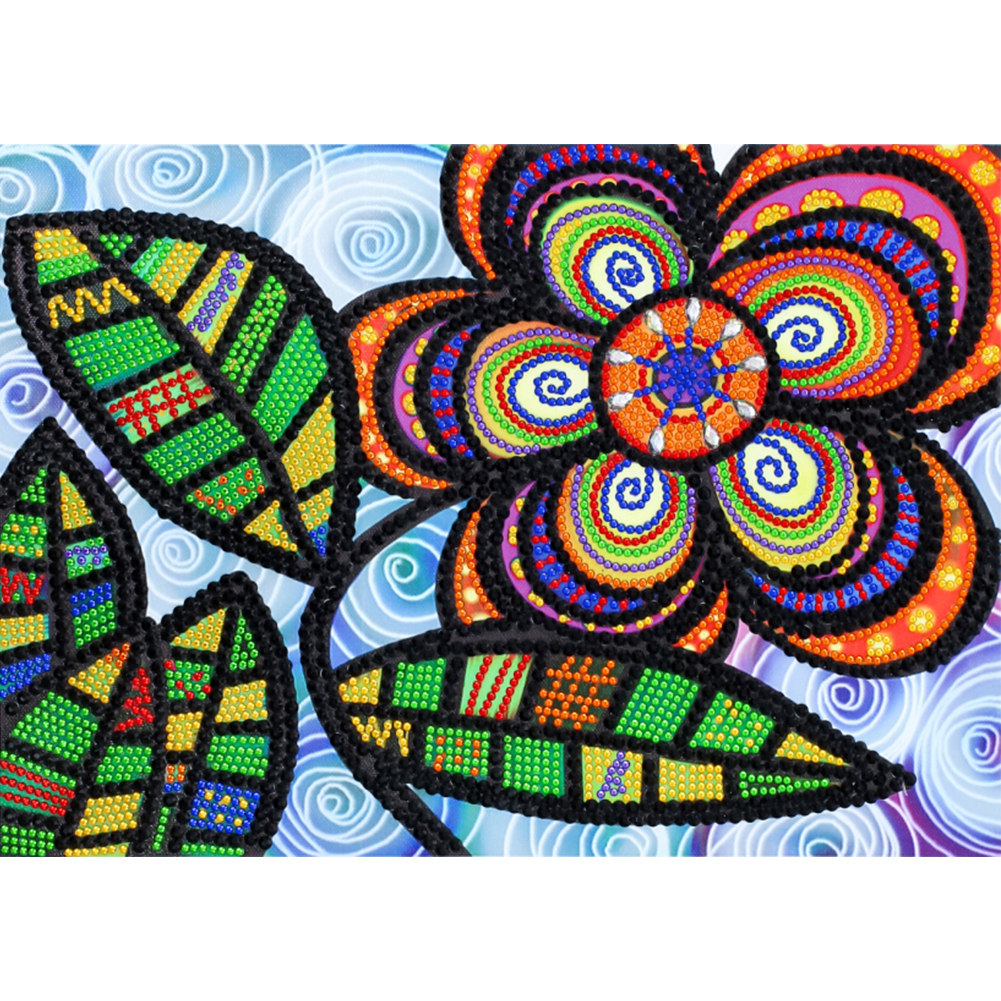 

30*40CM - Special Shaped Diamond Painting - Flowers, 501 Original