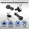 Engine Motor and Trans Mount Set of 4 Compatible with 2006/ 2007/ 2008/ 2009/ 2010 Ho~N~Da Civic 1.8l Automatic Transmission, Replaces # A4530,A4534,A4546,A4543