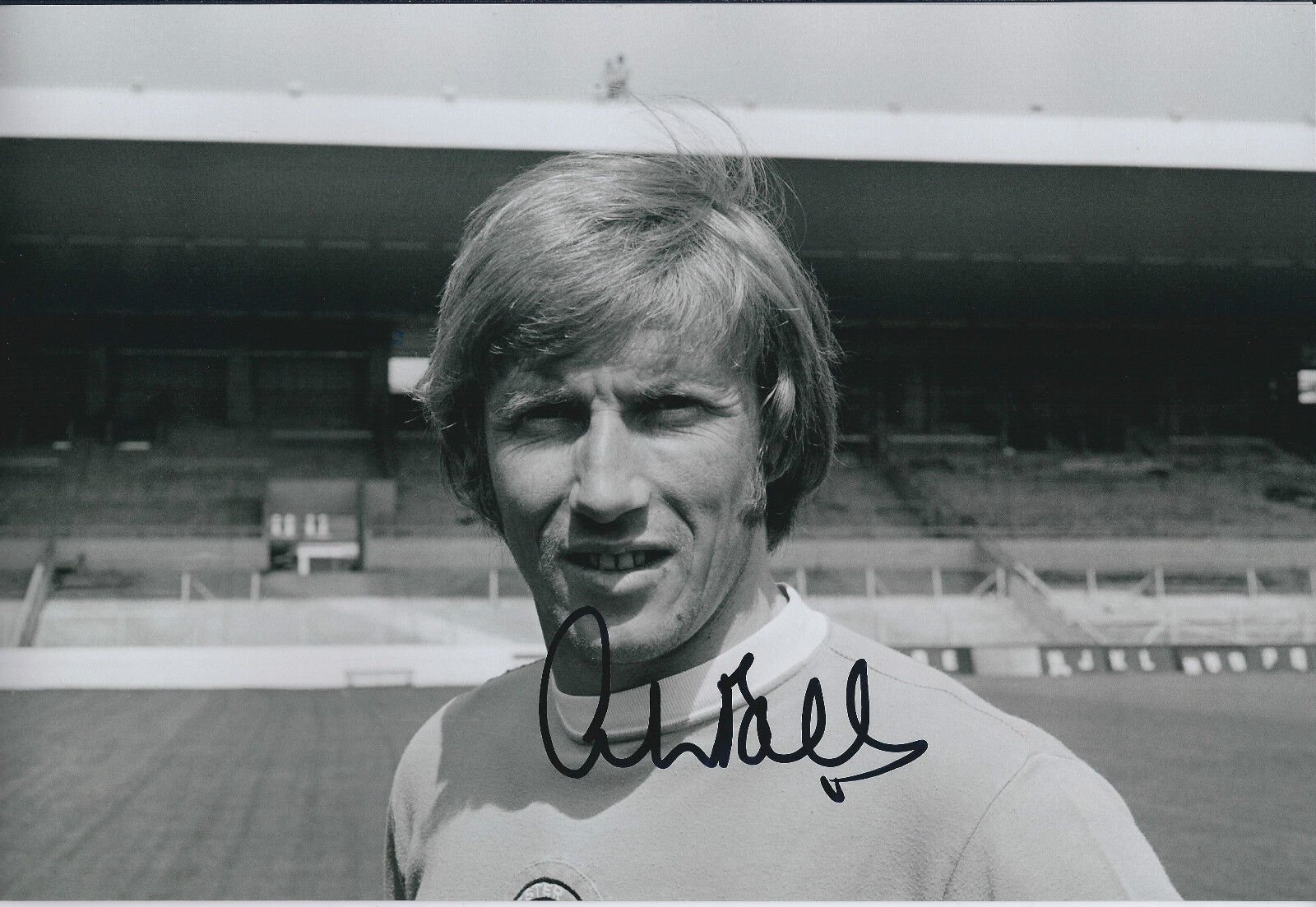 Colin BELL SIGNED 12x8 Photo Poster painting AFTAL COA Autograph Manchester City