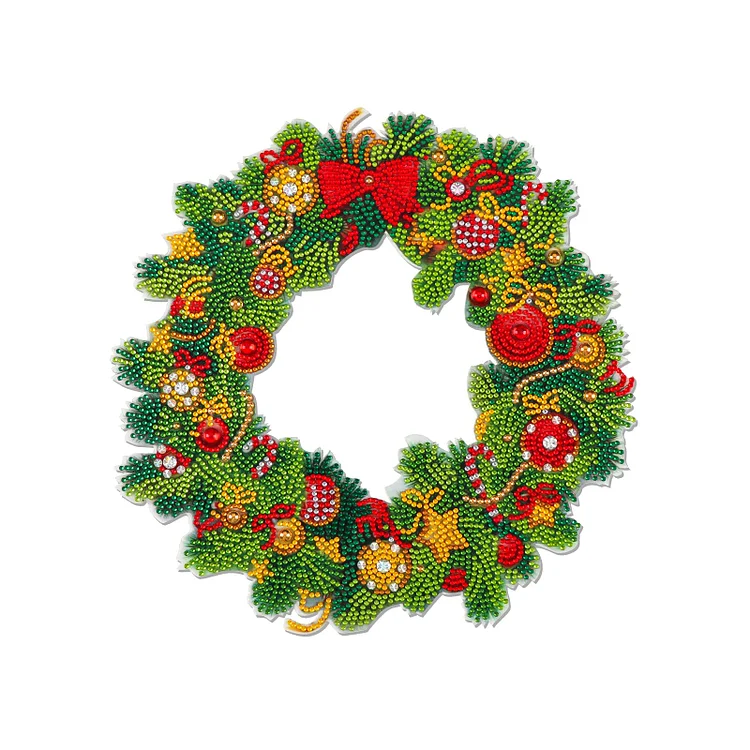DIY Diamond Painting Wreath - Christmas