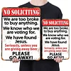 No Soliciting - Vintage Metal Signs - 20*30cm/30*40cm - Warning