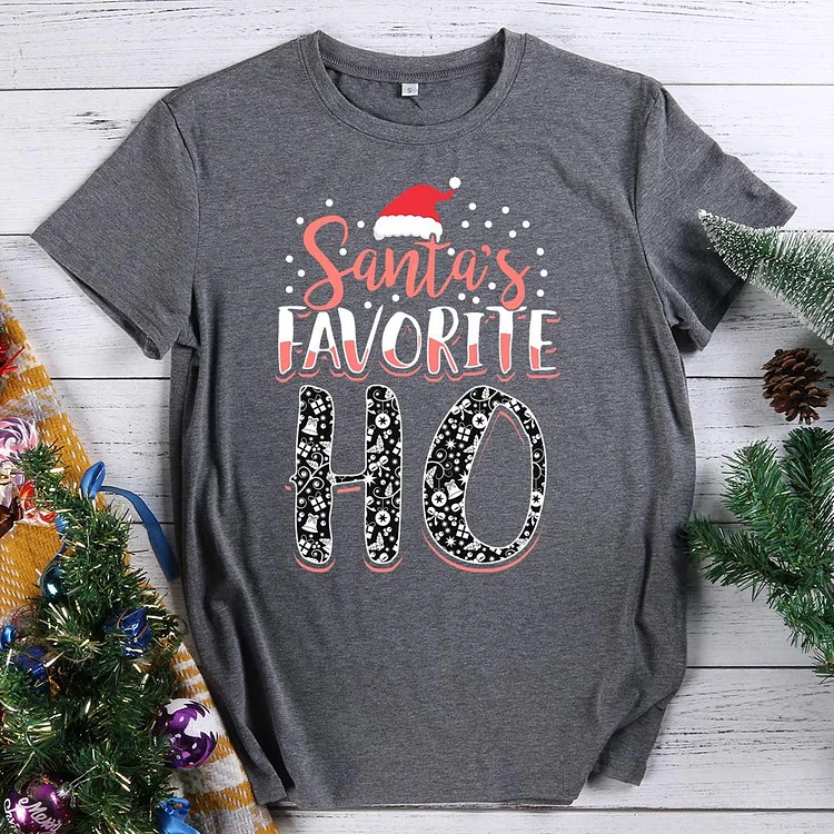 Santas Favorite Ho T-Shirt-613289-Annaletters