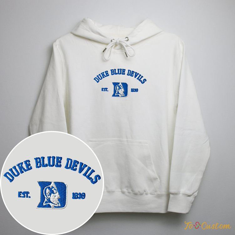 TOSCUSTOM™ Duke Blue Devils Custom NCAA Embroidered Sweatshirts for Duke Fans