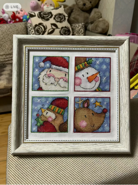 Christmas Series Painting Fairy Cross Stitch