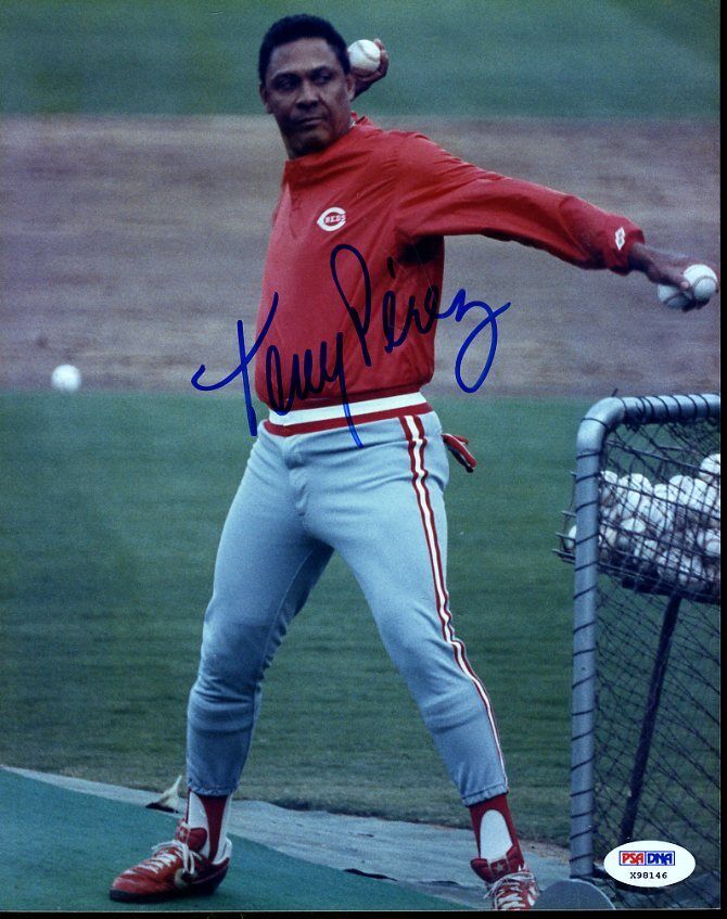 Tony Perez Psa/dna Signed 1/1 Original Image 8x10 Photo Poster painting Autograph