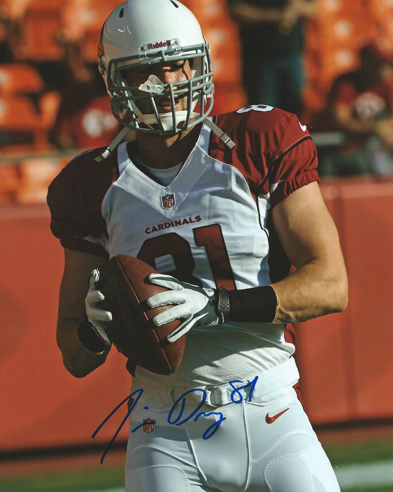 **GFA Arizona Cardinals *JIM DRAY* Signed 8x10 Photo Poster painting J2 COA**