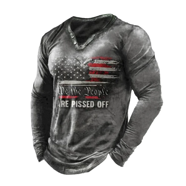 Men's Retro Liberalism Long Sleeve