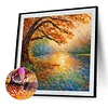Diamond Painting-DIY Full Round Drill Stained Glass Tree(40*40 CM)