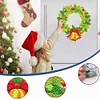 Diamond Painting Christmas Wreath Pendant