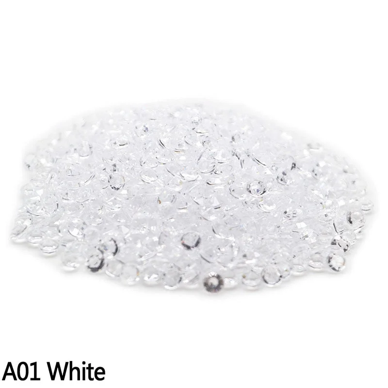 Wedding Decoration 1000PCS 4.5mm Crafts Crystal Confetti Table Scatters Clear Crystals Centerpiece Events Party Festive Supplies