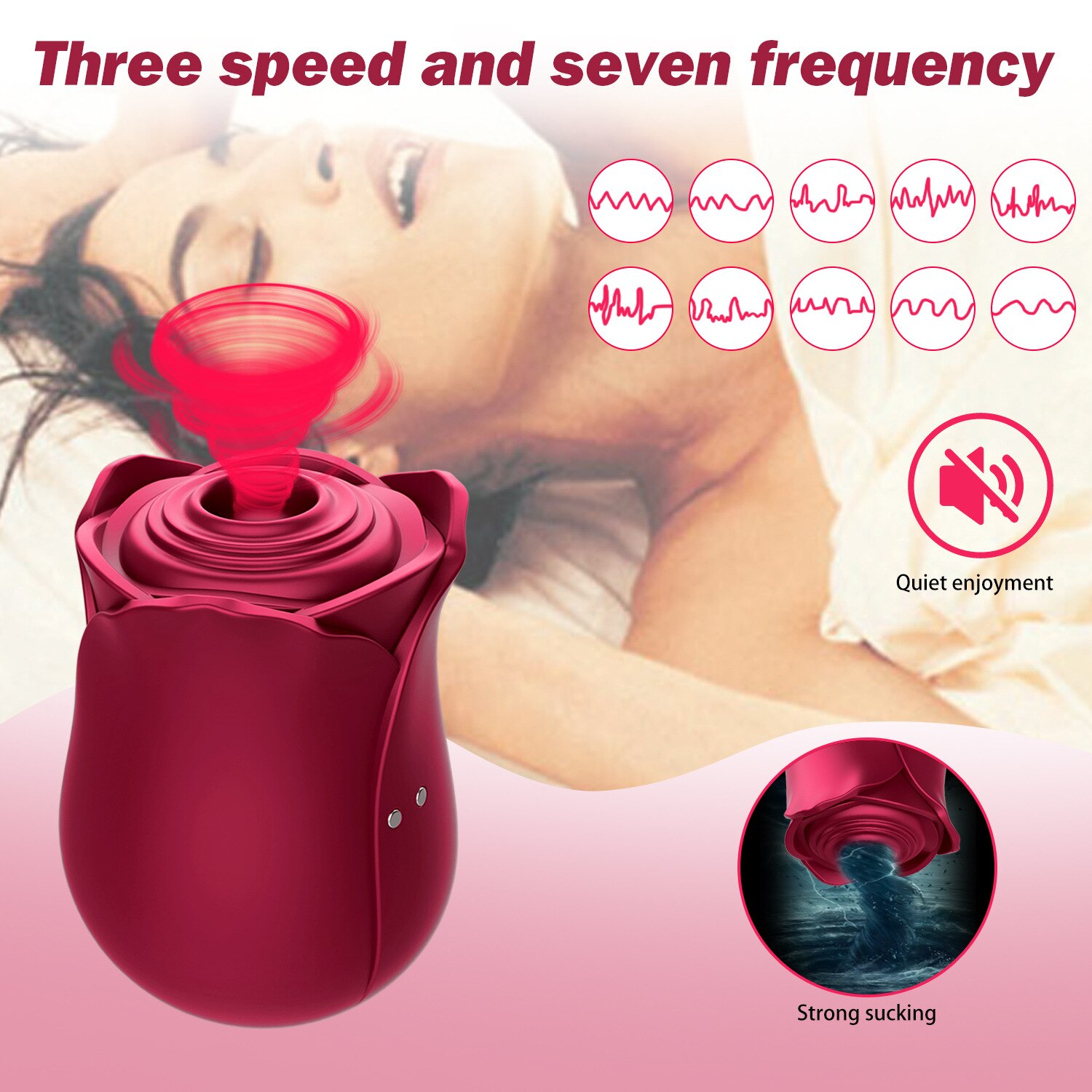 rose toy · healthy and waterproof rose vibrator