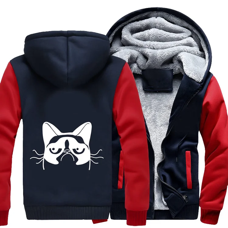 Grumpy Cat By Cynical, Cat Fleece Jacket