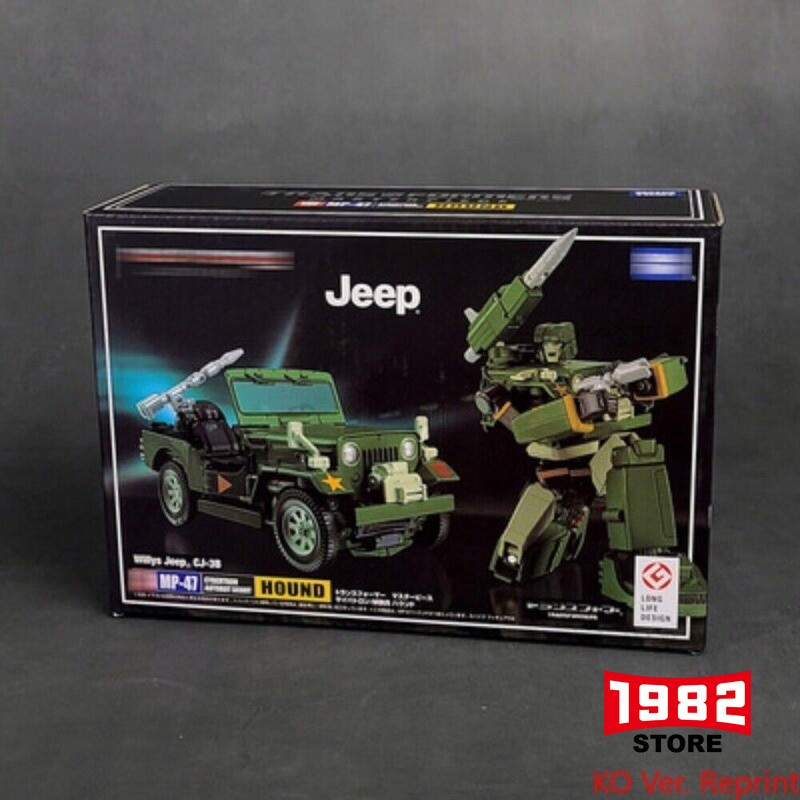 Transformers  Masterpiece MP47 Cybertron Autobot Scount Hound Willys Jeep KO ver.