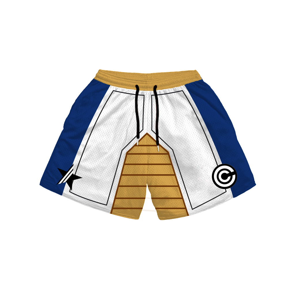 Men's Casual Drawstring Anime Print Shorts、、URBENIE