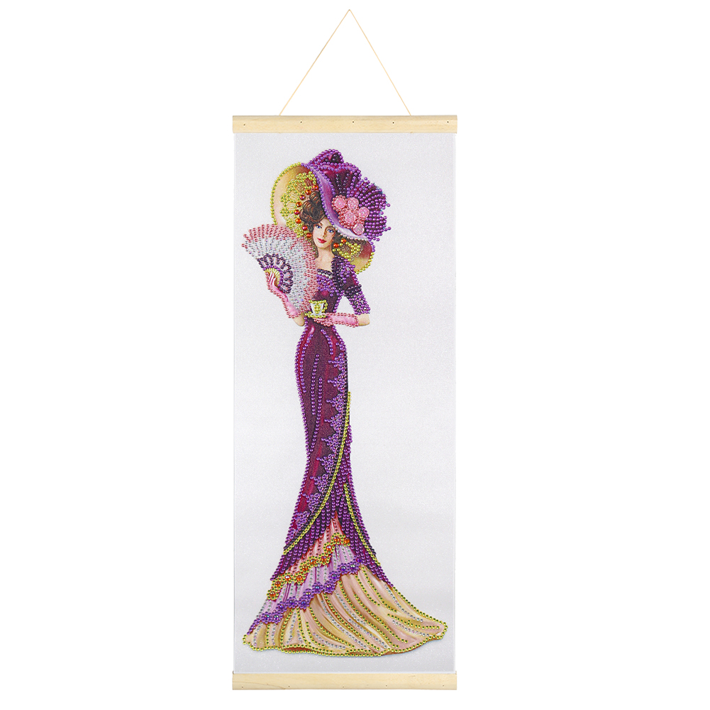 

Dress Lady Hanging - Special Shaped Diamond Painting - 20*50CM, 501 Original