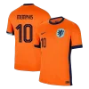 MEMPHIS #10 Netherlands Home Soccer Jersey EURO 2024