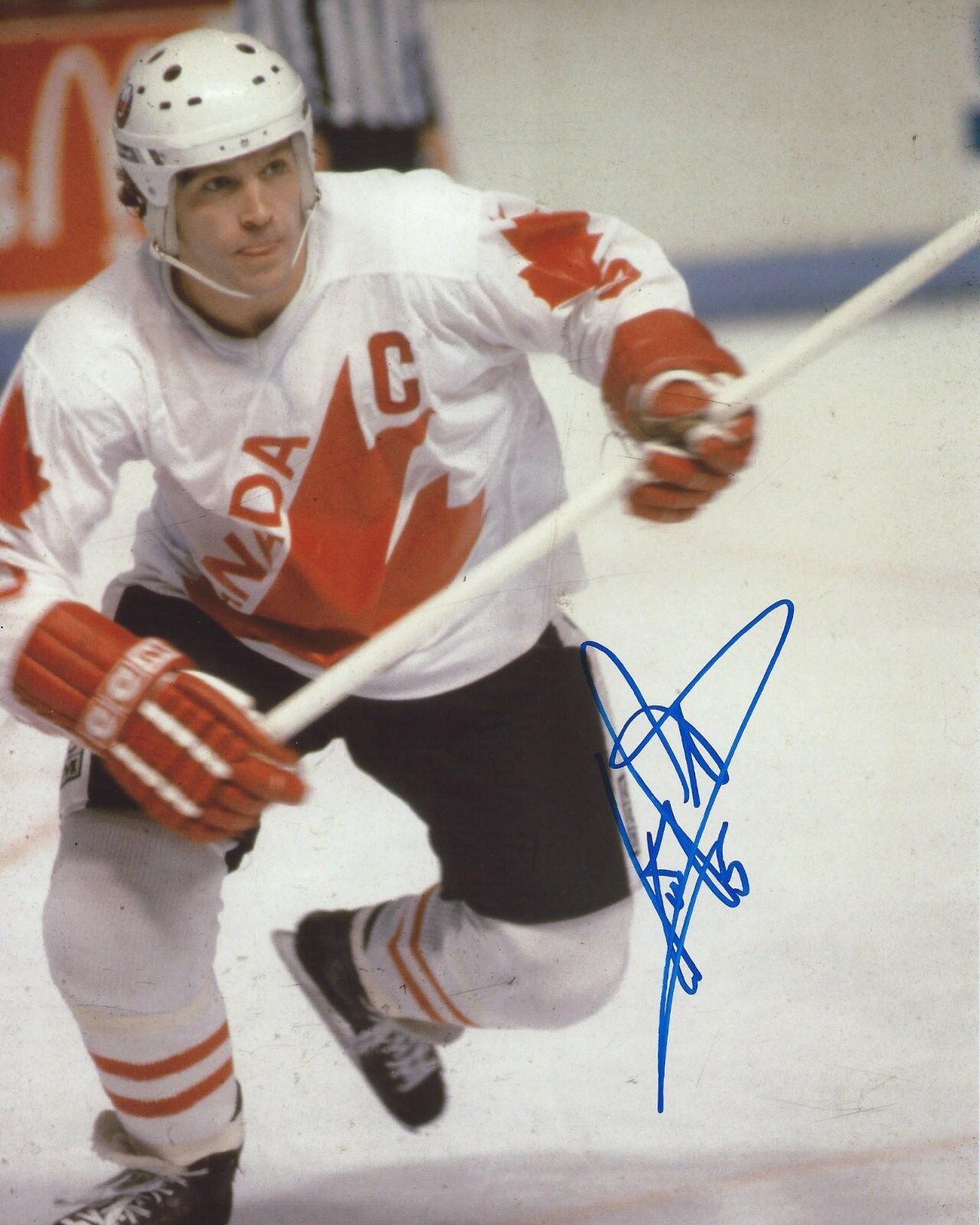 Denis Potvin Signed 8x10 Photo Poster painting Team Canada Autographed COA