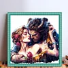 Disney-Beauty And The Beast-18CT Stamped Cross Stitch 40*40cm/15.75*15.75in