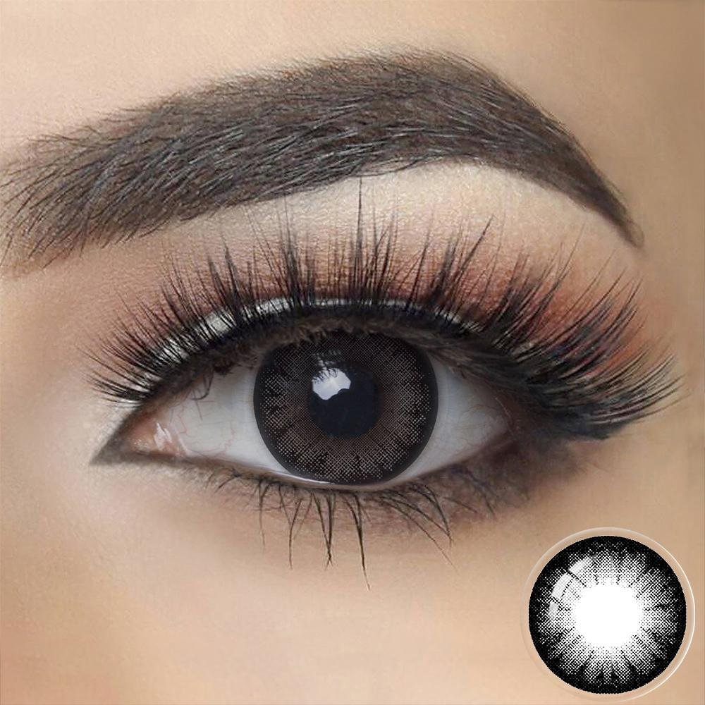 Glass Ball BLACK Colored Contact Lenses