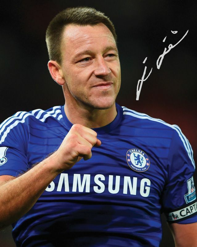 John Terry - Chelsea Autograph Signed Photo Poster painting Print