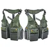 Outdoor Fishing Vest Multi-Pockets Oxford Cloth Sea Fishing Coat for Adult&Teen