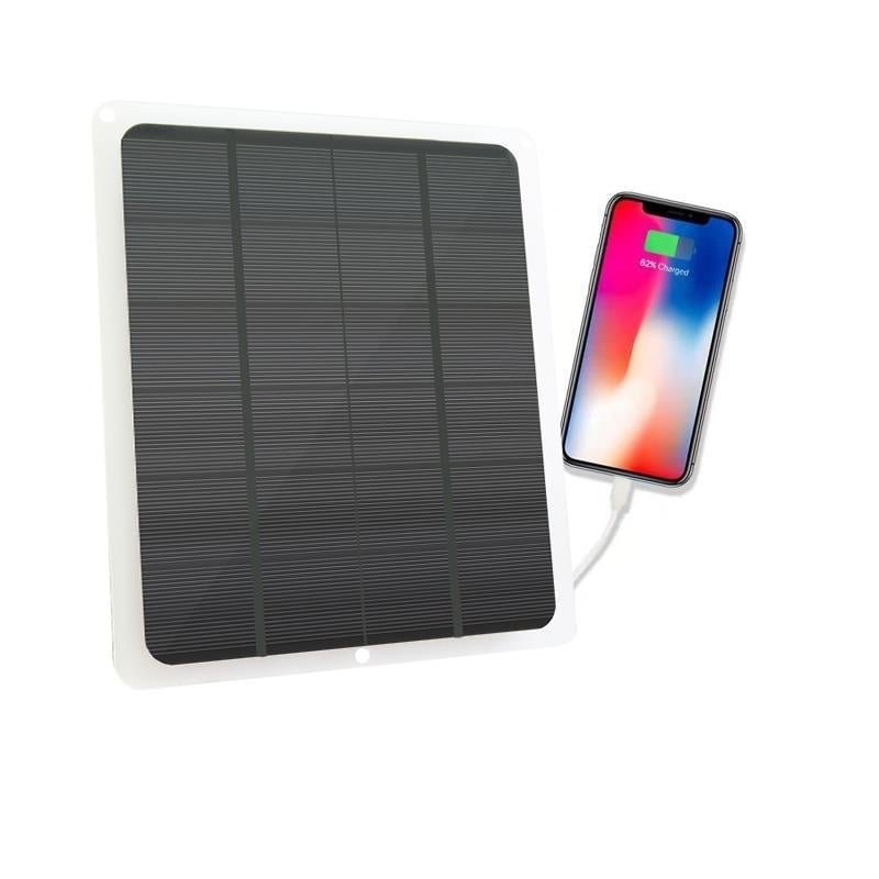 20W 5V Solar Panel Waterproof USB Outdoor Charger