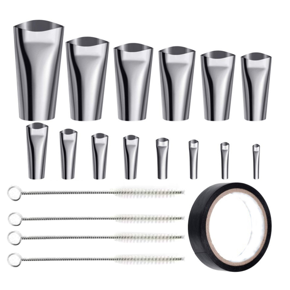 

19 In 1 Stainless Steel Caulk Finisher Nozzle Applicator Finishing Tool Set, 501 Original