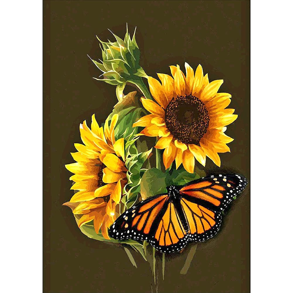 Diamond Painting - Full Round - Sunflower(30*40cm)