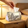 Retro Butterfly DIY PULeather Diamond Painting Tissue Box for Adults Beginners Gem Art Painting Napkin Holder for Living Room Bedroom Bathroom Table Decor