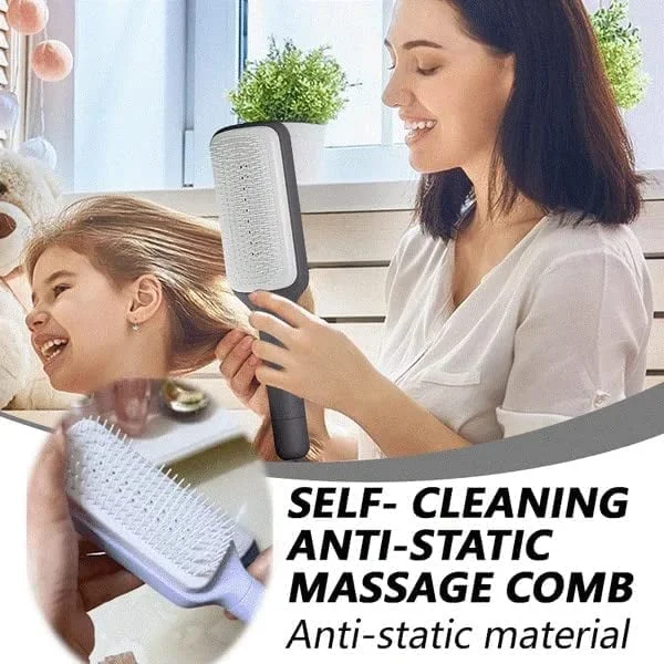🔥50% OFF🔥Self-cleaning Anti-static Massage Comb