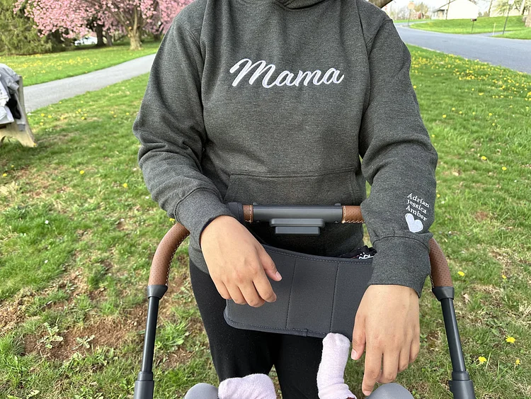 Custom Embroidered Mama Sweatshirt with Names