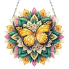 Diamond Painting 2D Flat Butterfly Mandala Pendant Wall Decor for Home & Windows