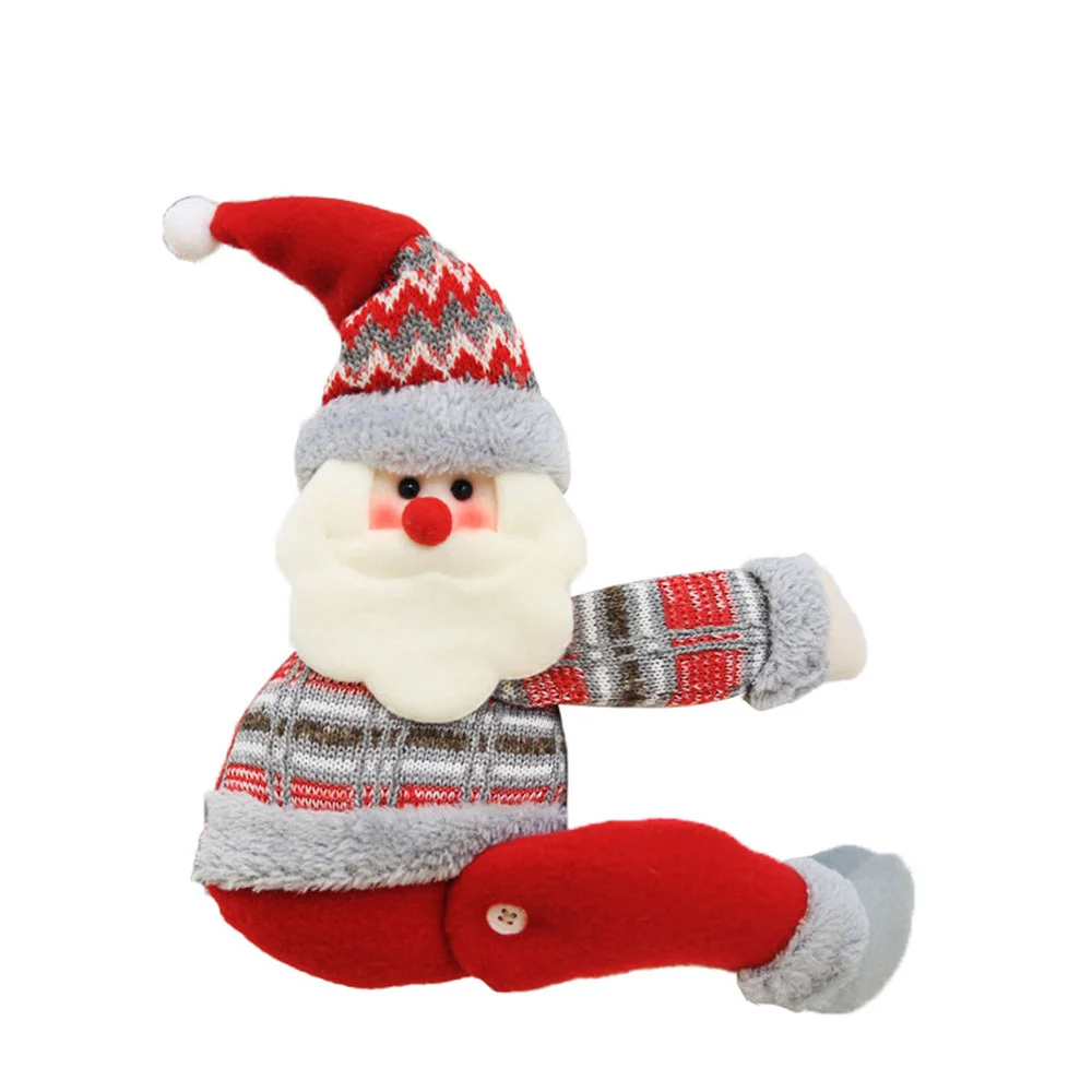 Christmas creative curtain buckle cartoon doll decorations