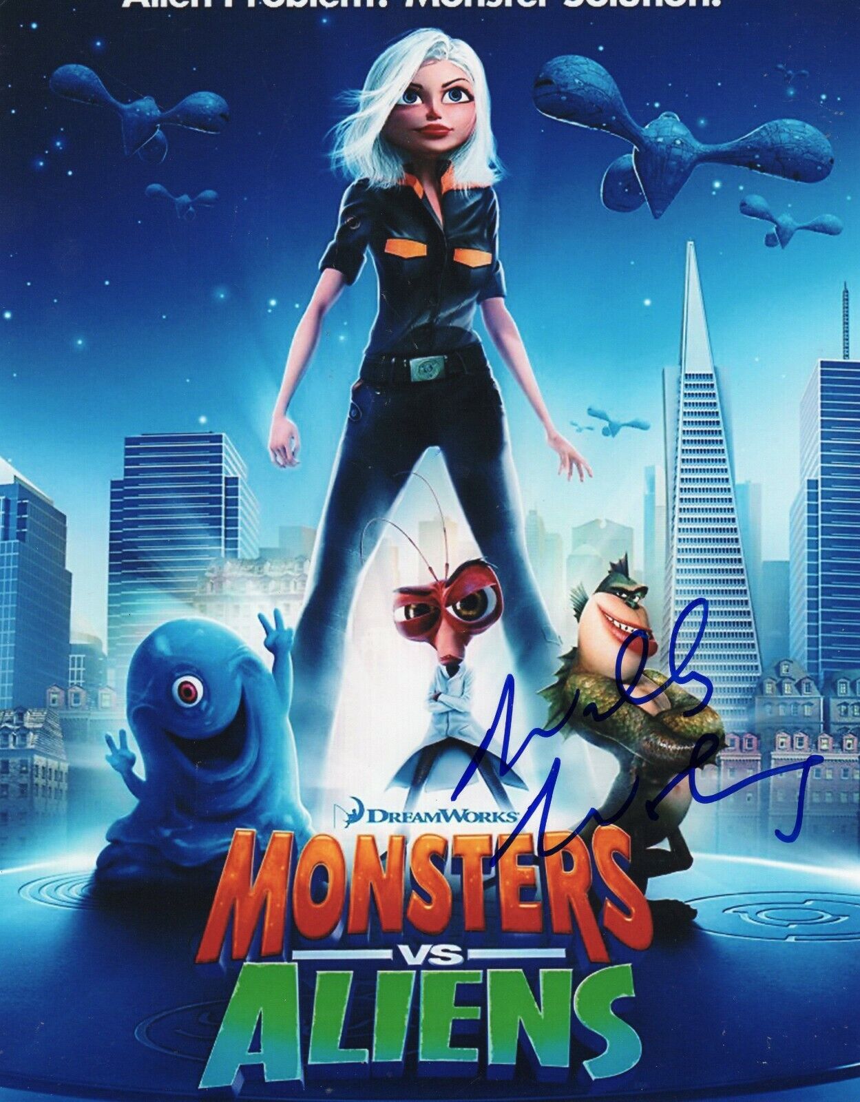 Wallace Wolodarsky Signed 8x10 Photo Poster painting w/COA Writer Director Monsters vs Aliens