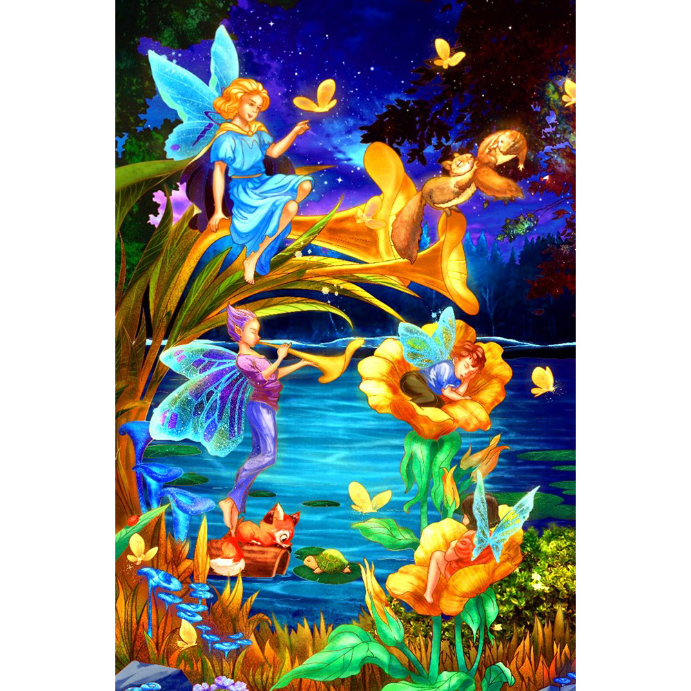 

Lake Fairies - 1000 Pieces Jigsaw Puzzle, 501 Original