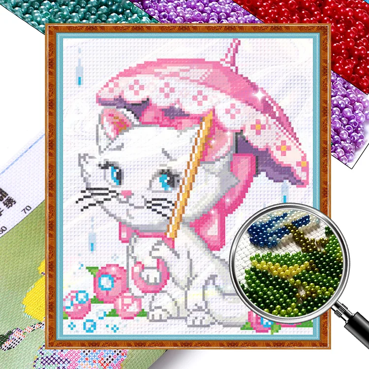Animal - 9CT Bead Embroidery Cross Stitch(Partial Embroidery)