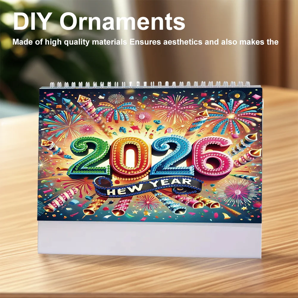 5D/DIY Calendar Crystal Painting Desk Calendars Kit Diamond Decorations Calendar