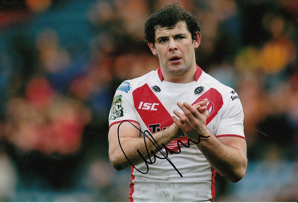 St Helens Hand Signed Paul Wellens 12x8 Photo Poster painting.