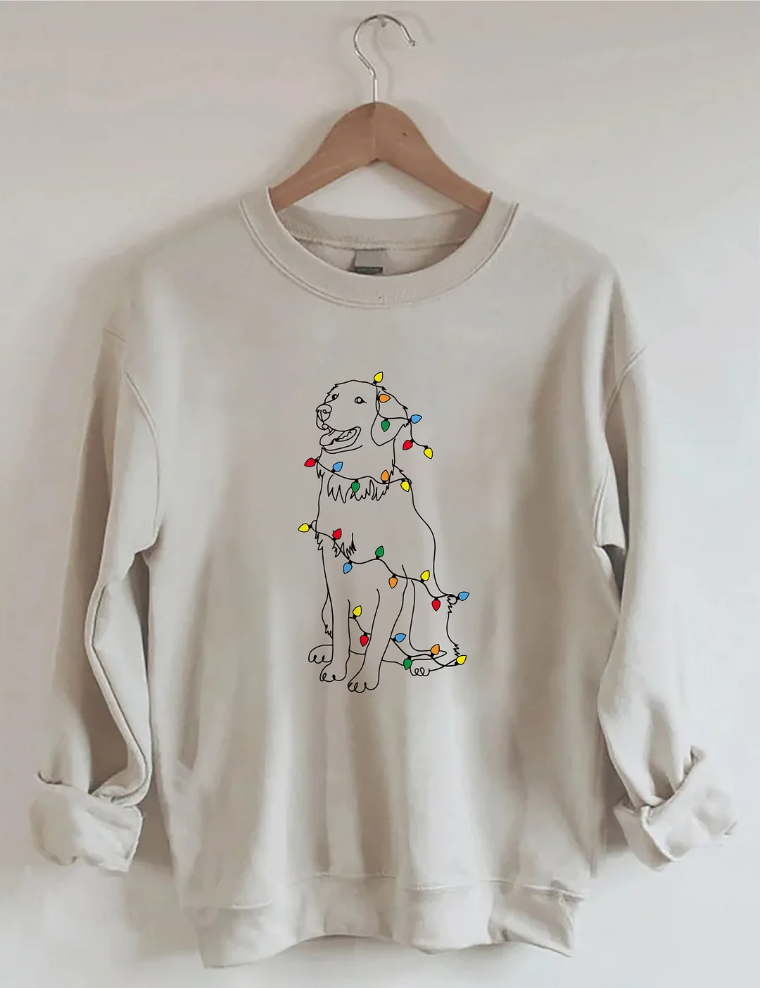 Cute Golden Retriever Christmas Sweatshirt