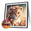 >SALE<5D DIY Full Round Drill Partial AB Diamond Painting Tiger Decor 45x45cm
