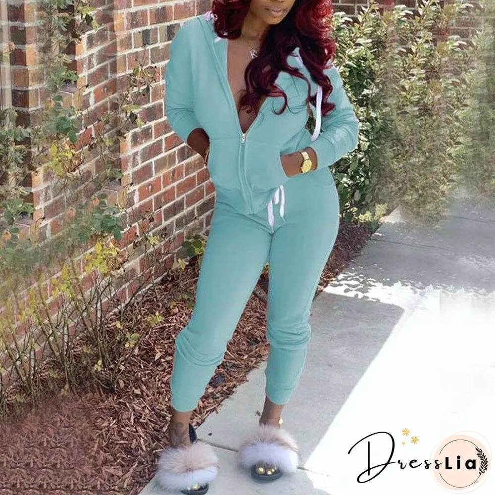 Autumn Tracksuit Women Sets Sweat Suits Ladies Winter Two Piece Outfits Female Joggers
