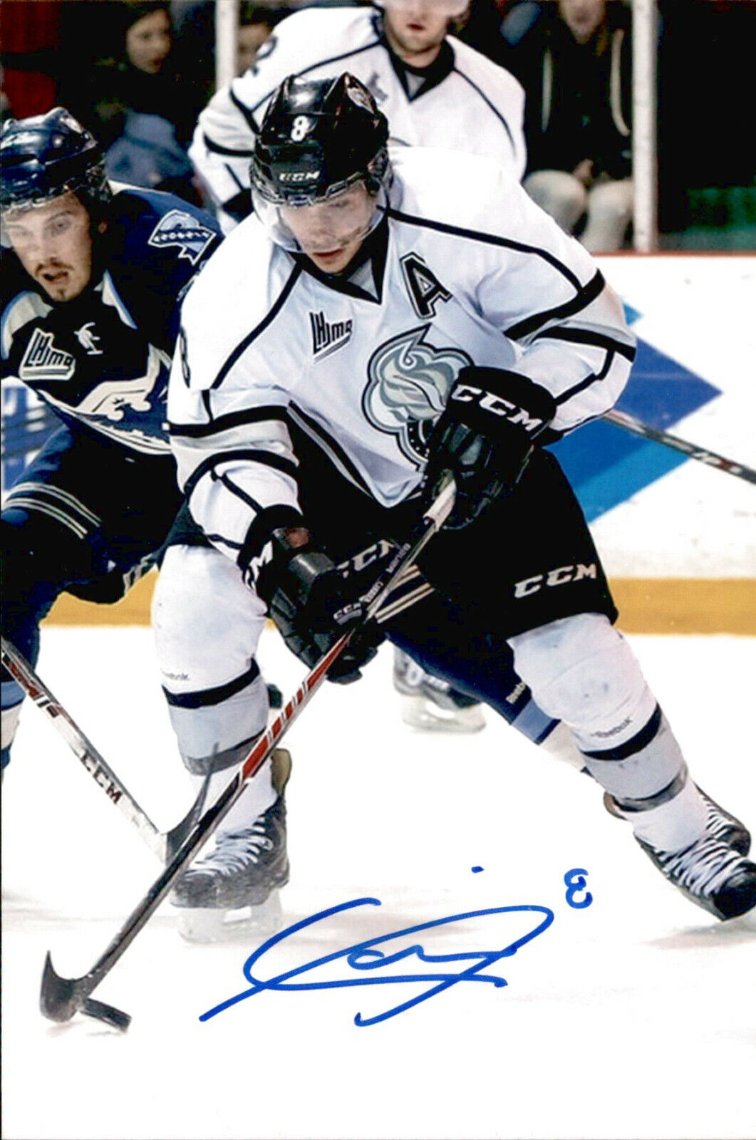 Alexandre Carrier SIGNED 4x6 Photo Poster painting GATINEAU OLYMPIQUES / NASHVILLE PREDATORS #4