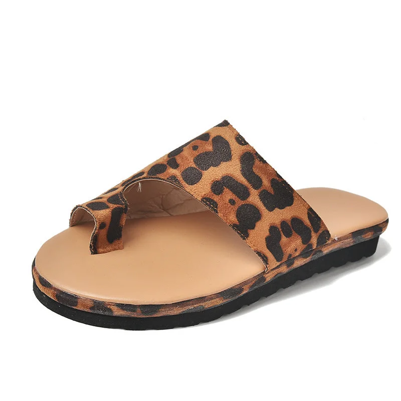 Sursell Shoes women's solid color toe sandals