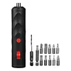 Cordless Electric Screwdriver with 12-Piece Bit Mini Cordless Power Screwdriver Set USB-C Rechargeable for Furniture Assembly Electronics Repair DIY