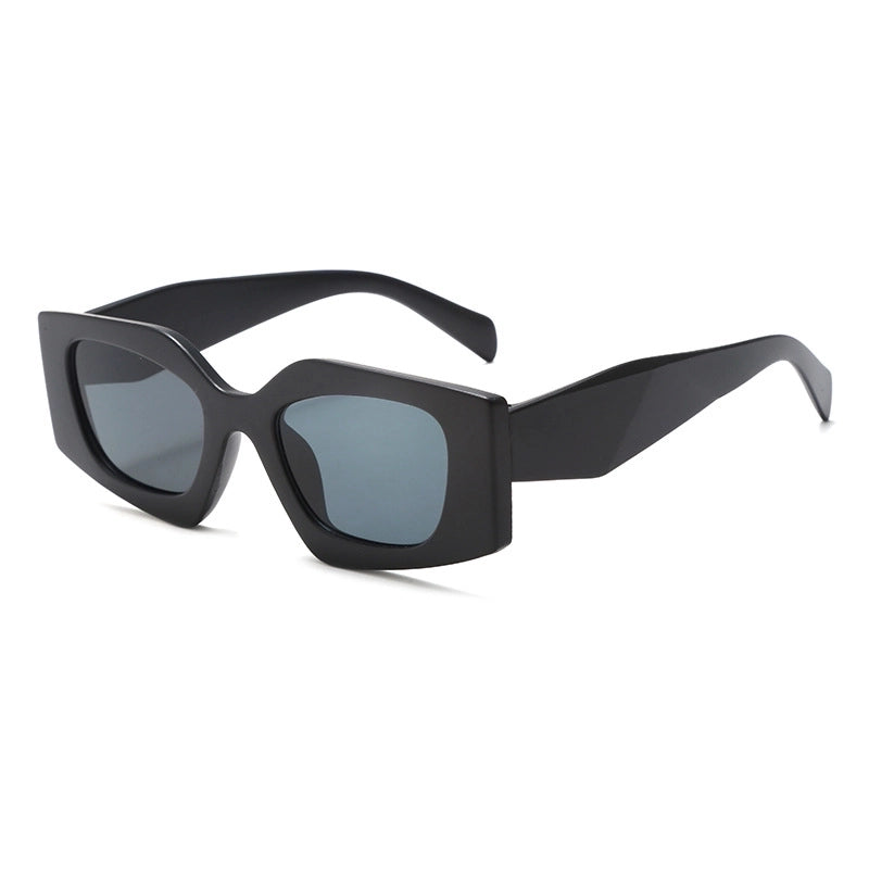 Retro Punk Color Block Ac Square Full Frame Kids Sunglasses