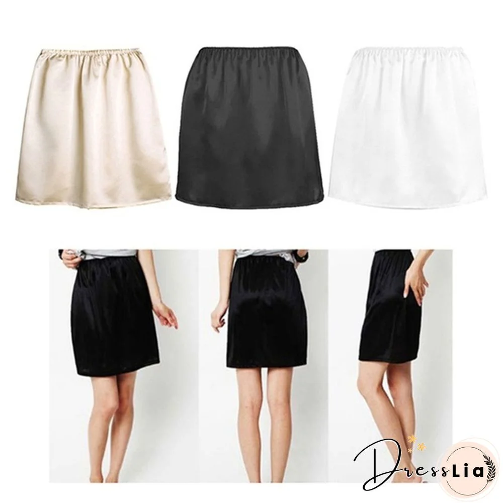 Summer Ladies Short Skirts And Petticoats Wear Anti-Transmission And Anti-Glare Skirts One Size